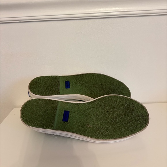 Kate Spade New York x Keds Triple Up Woven Platform Sneakers in Green/White, 7.5 - Picture 15 of 15